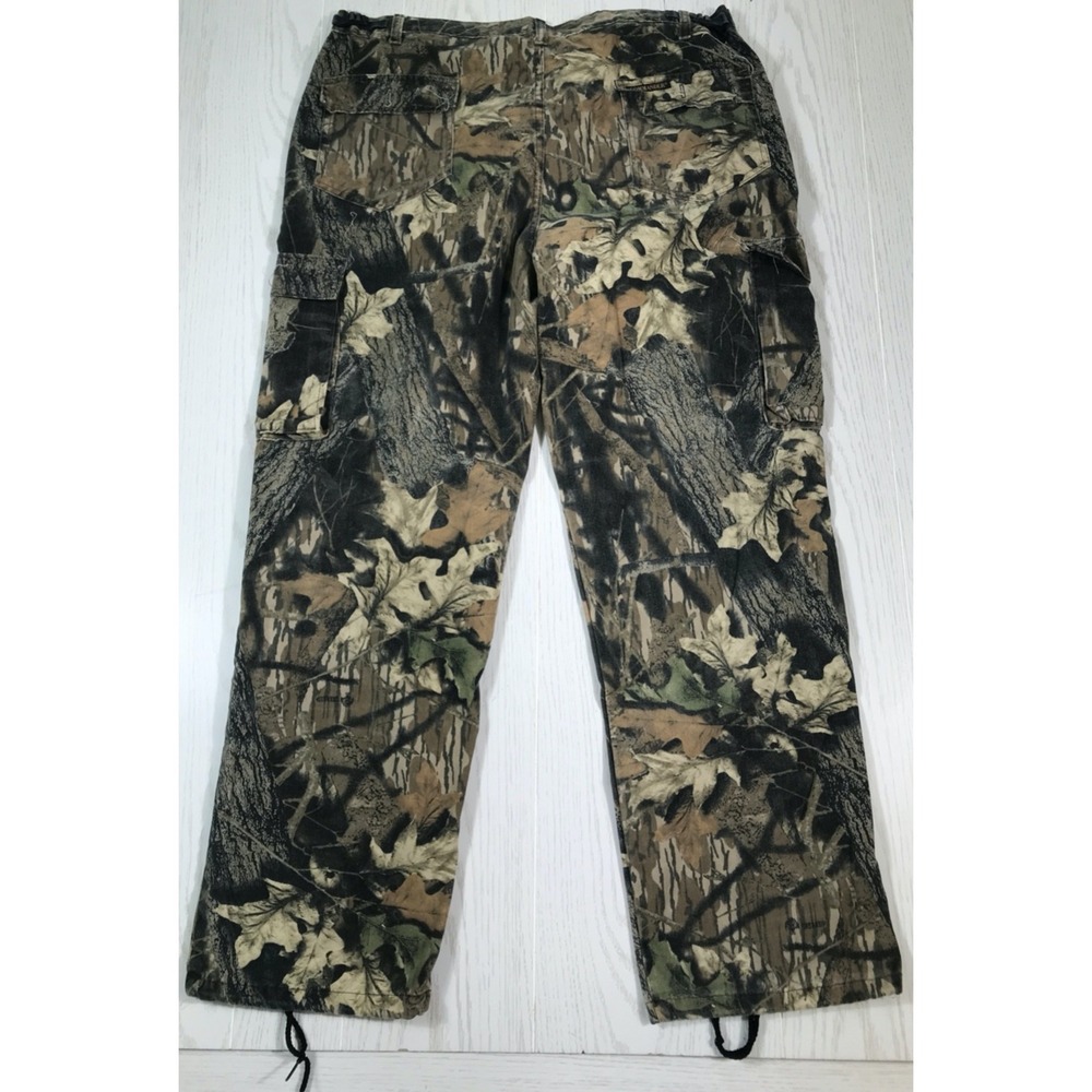 Vintage Commander Camo Hunting Pants 40x32 Adjustable Waist Hunting Made In USA
